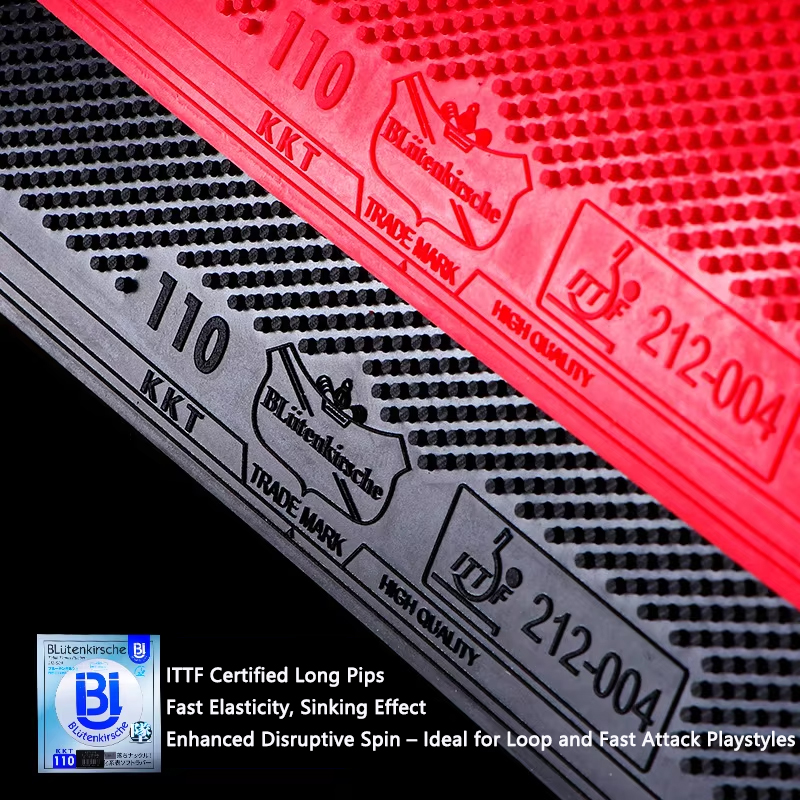 BLütenkirsche Table Tennis Rub - مراجعة Table Tennis Hybrid Rubbers وسعره