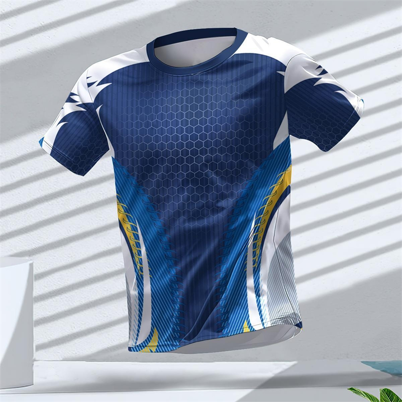 Geometric Graphic 3D Printed S - مراجعة Table Tennis Outfit وسعره