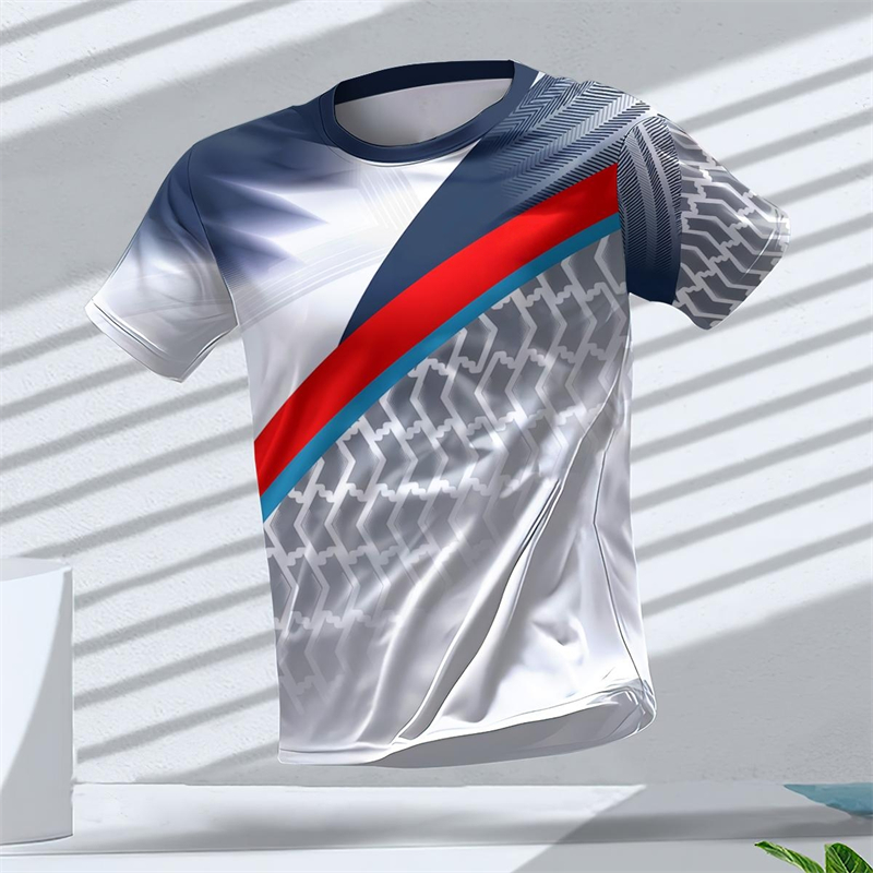 Geometric Graphic 3D Printed S - مراجعة Table Tennis Outfit وسعره