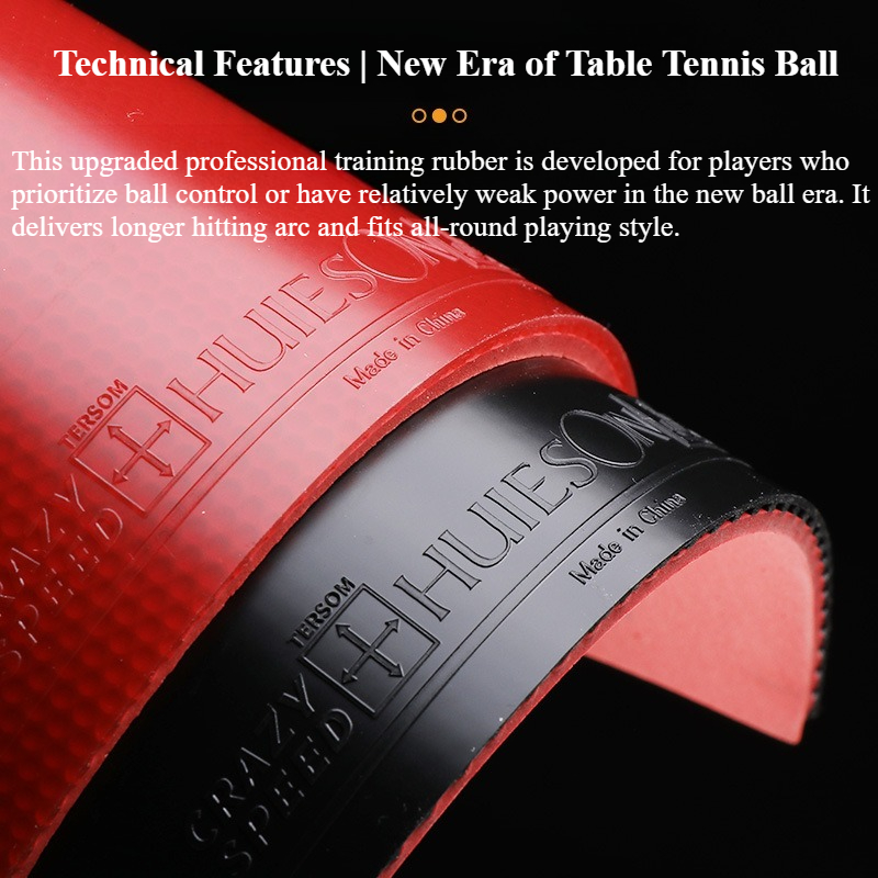 Huieson CRAZY SPEED Table Tenn - مراجعة Table Tennis Rubber وسعره
