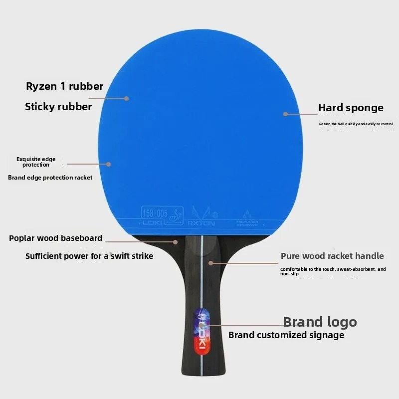 LOKI table tennis racket K5000 - مراجعة Table Tennis Eleven وسعره