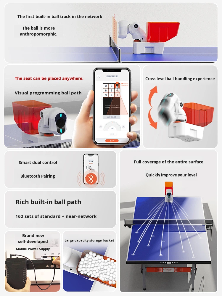 For NOVA Table Tennis Ball Mac - مراجعة Table Tennis Training China وسعره