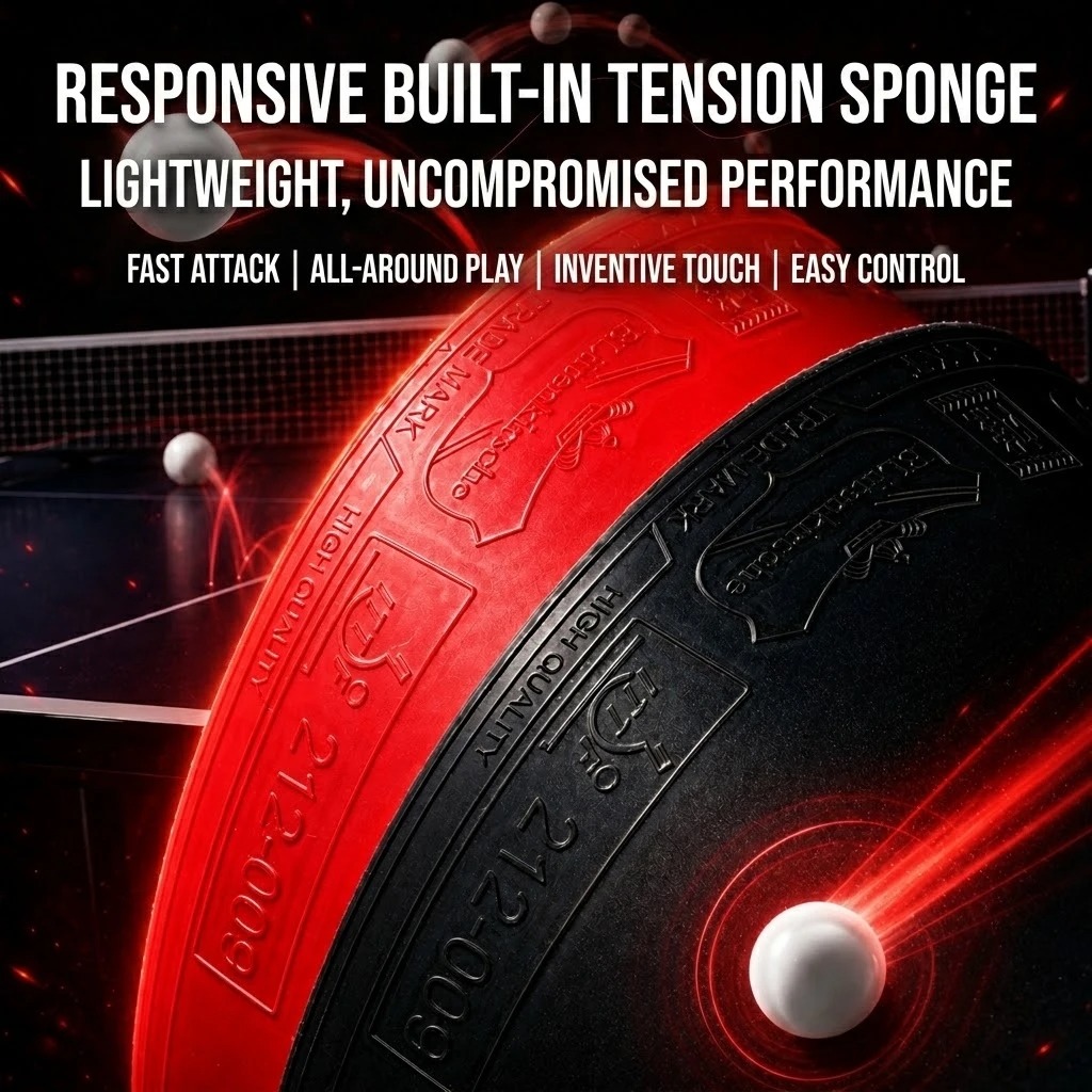 Kokutaku Table Tennis Racket R - مراجعة Table Tennis Rubber وسعره