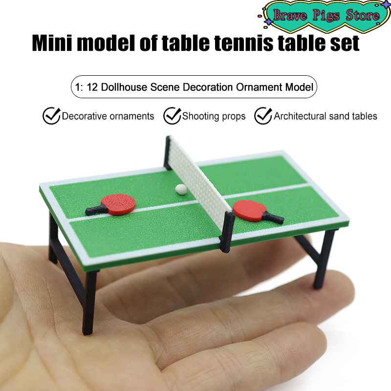 1:12 Miniature Table Tennis Ra - مراجعة Table Tennis Venue وسعره