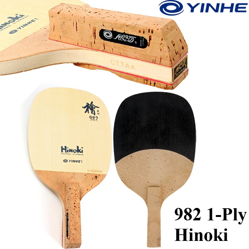 YINHE 982 1-Ply Solid Hinoki T - مراجعة Table Tennis Venue وسعره