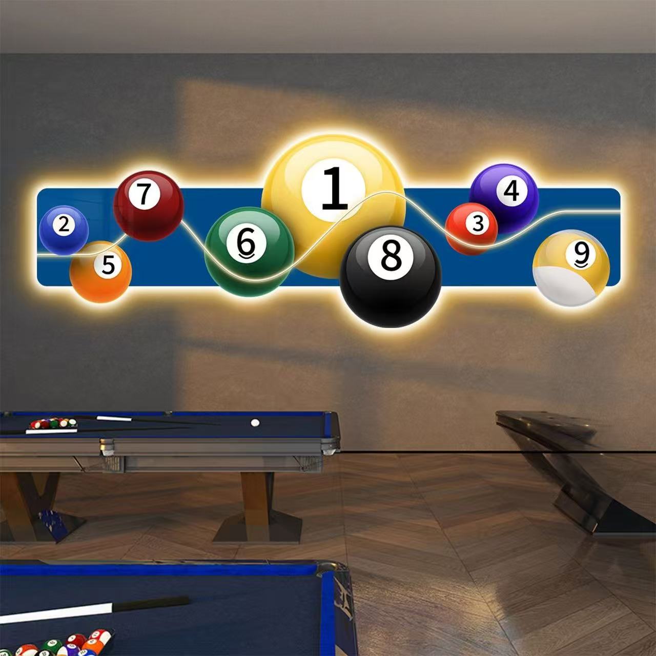 Billiards Hall Decoration Pain - مراجعة Hall Table Tennis وسعره