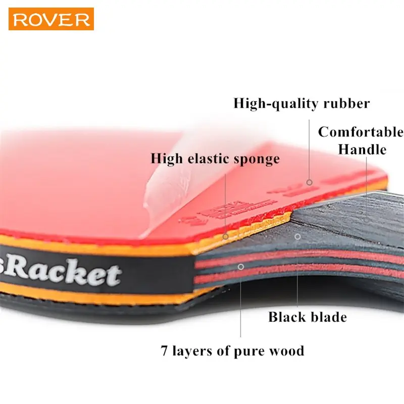 5/6 Star Table Tennis Racket 2 - مراجعة Table Tennis Review وسعره