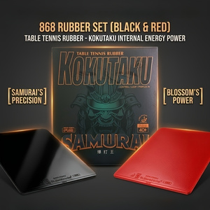 Kokutaku Sakura 868 Rubber Set - مراجعة Table Tennis Venue وسعره