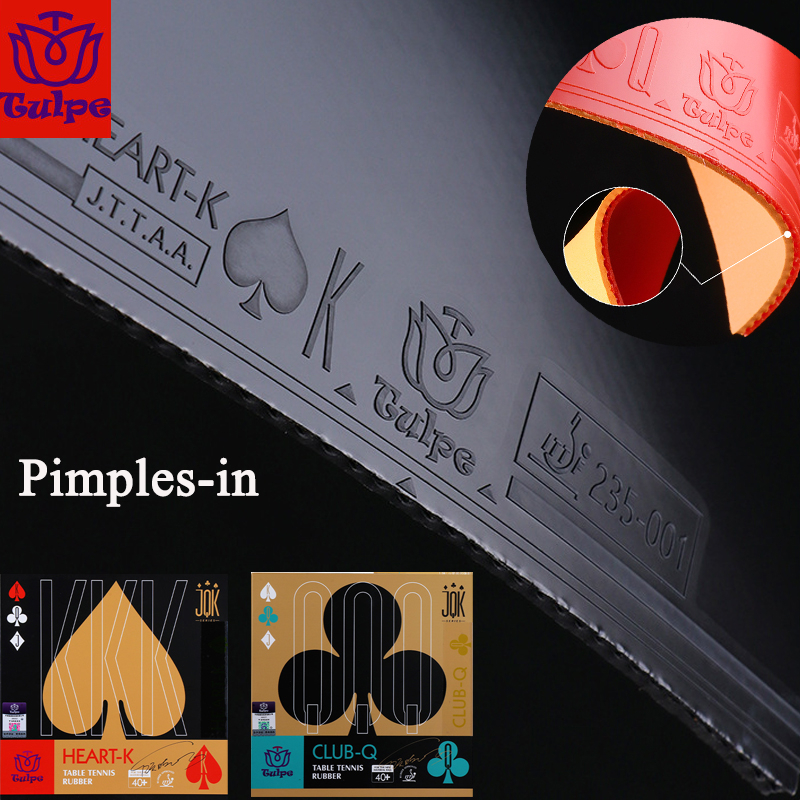 TULPE HEART-K CLUB-Q Table Ten - مراجعة Table Tennis Rubber وسعره