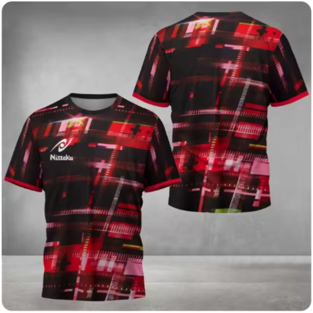 Nittaku Table Tennis T-shirt V - مراجعة Table Tennis Outfit وسعره