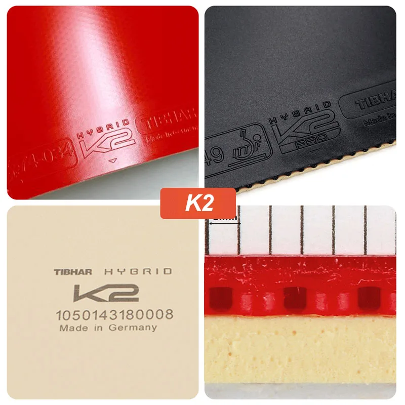 Original Tibhar Hybrid K1 Pro  - مراجعة Table Tennis Hybrid Rubbers وسعره